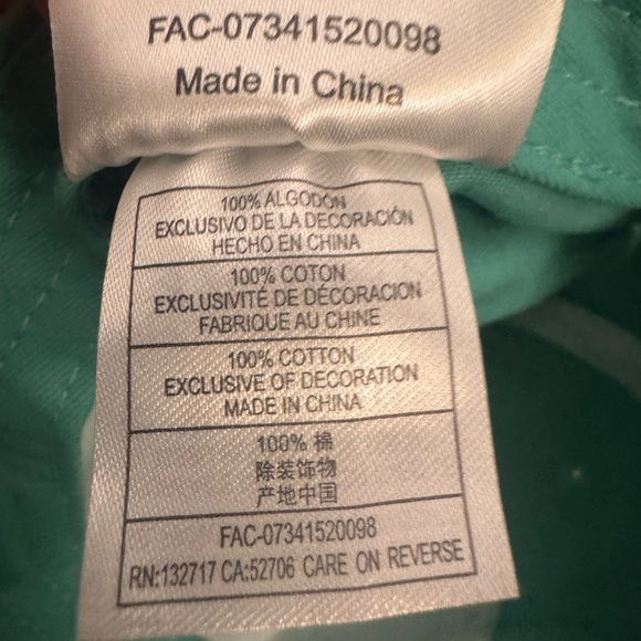 Disney Teal Hat with Mickey and Minnie Embroidery Teacup - Picture 3 of 4